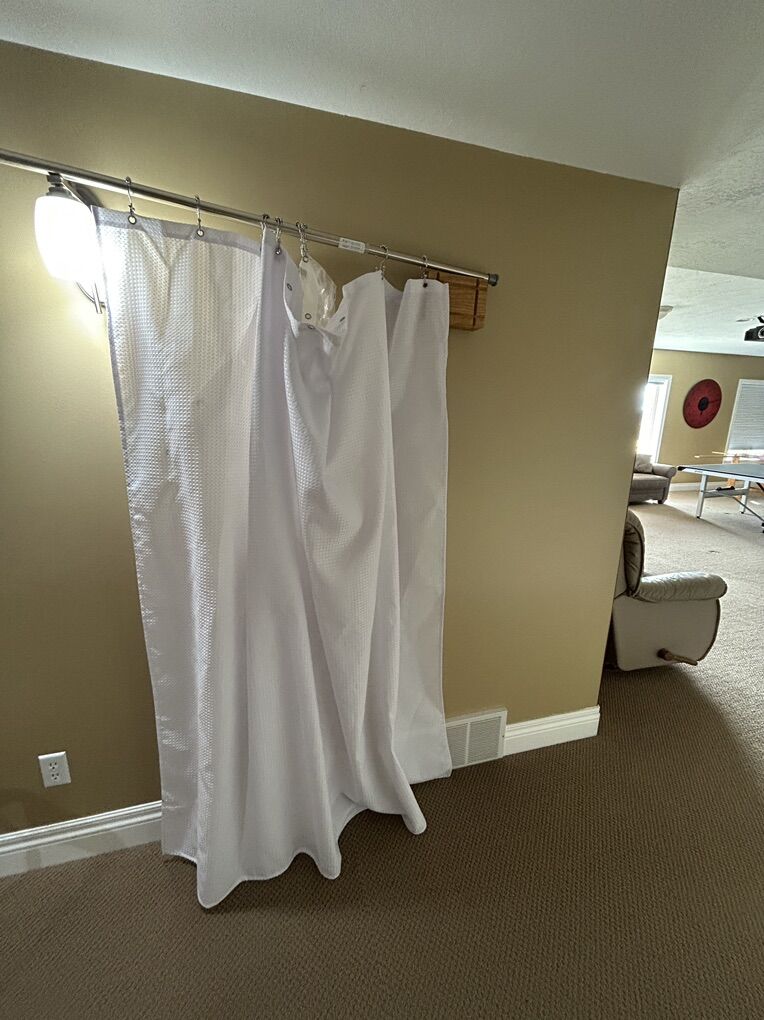 Shower Curtain and Rod