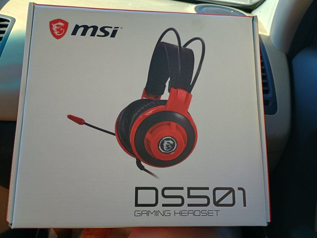 new MSI gaming headset with microphone