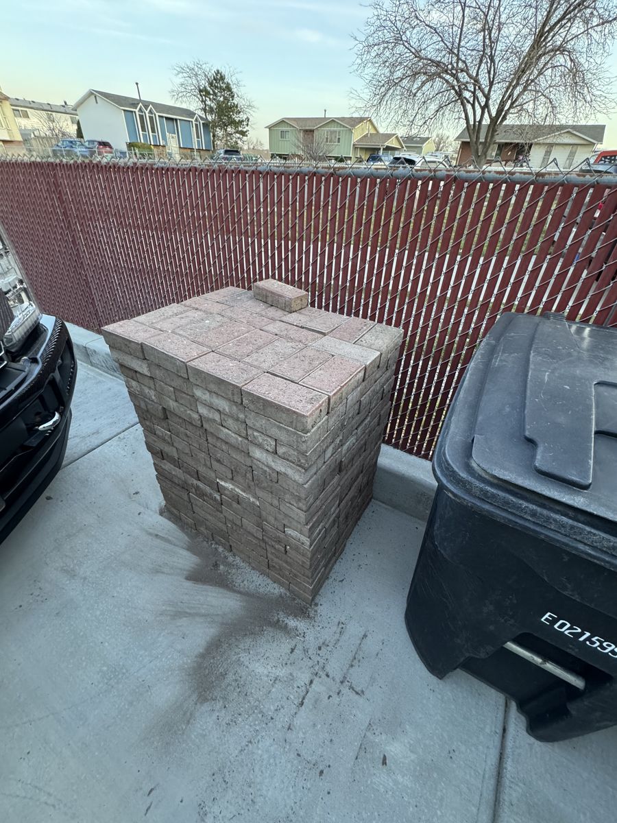 8x4 Red Concrete paverblocks