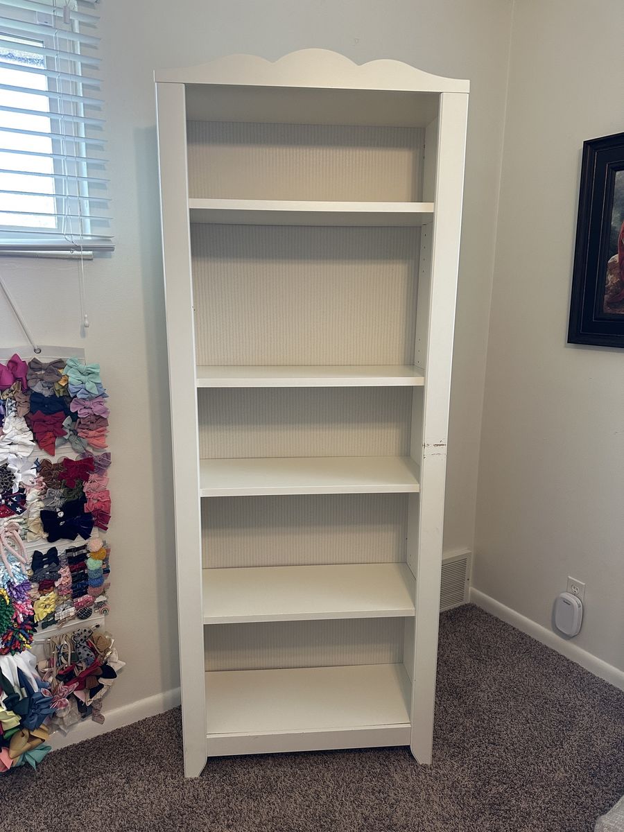 White Bookshelf