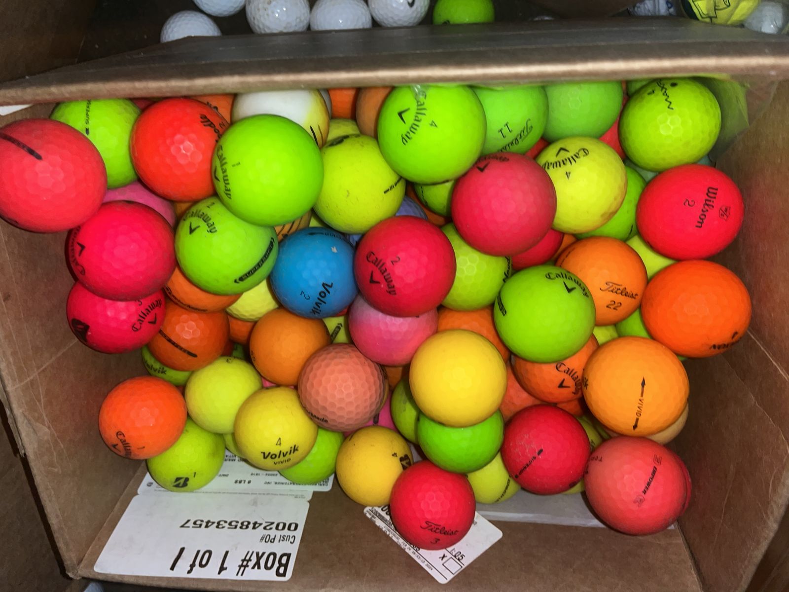 100 Matte Golf Balls!