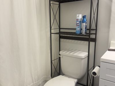 Over Toilet Bathroom Rack (Metal, Bronze)