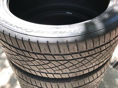 Three Continental Extreme Contact Tires - 245/45/ZR18 Set of 3