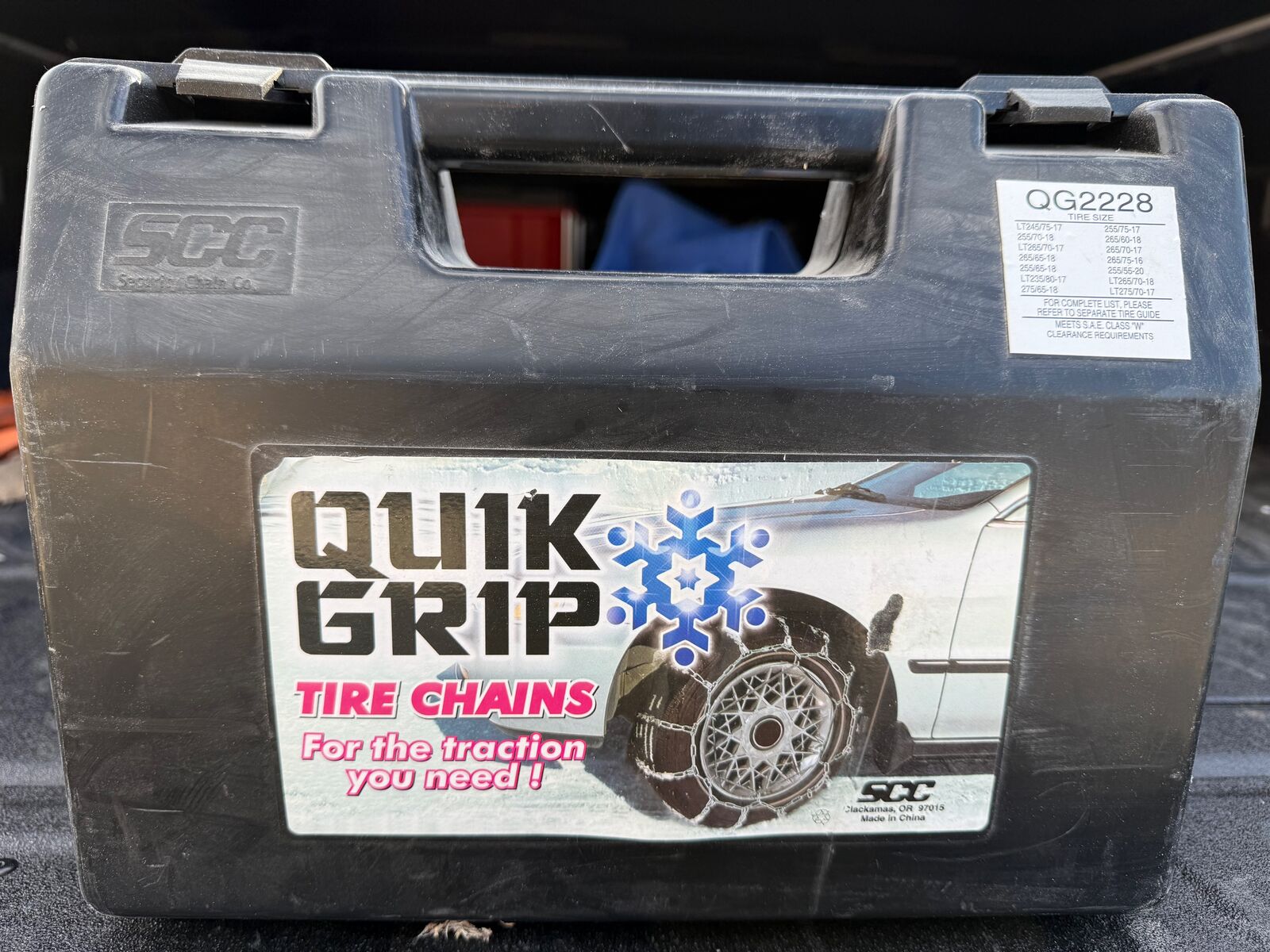 Quick Grip Tire Chains