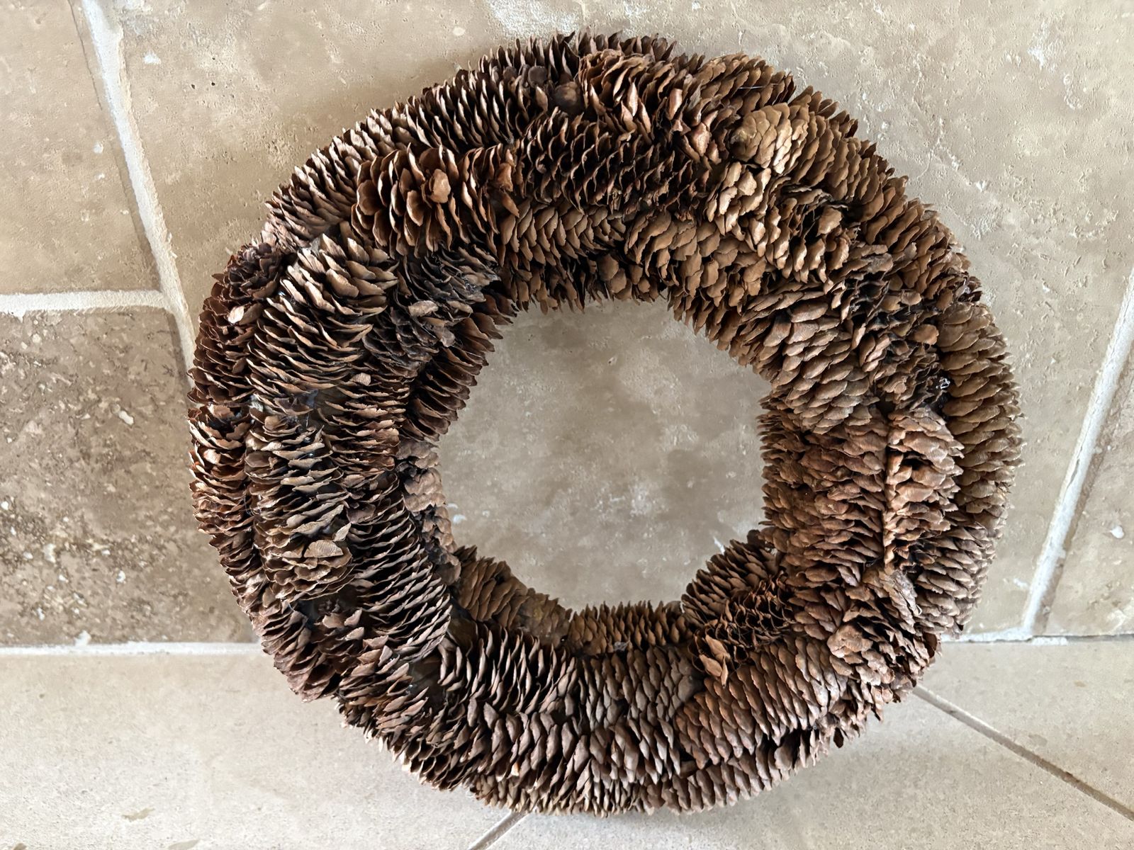 New Pinecone Wreath