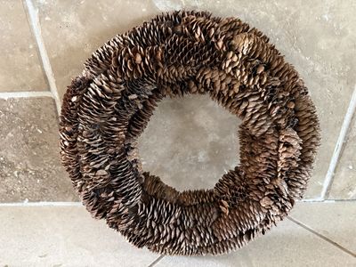 New Pinecone Wreath