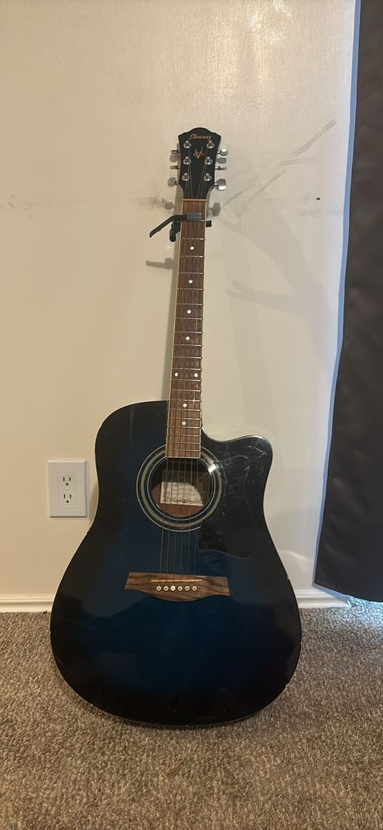 Ibanez Blue Acoustic-Electric Guitar