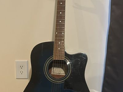 Ibanez Blue Acoustic-Electric Guitar