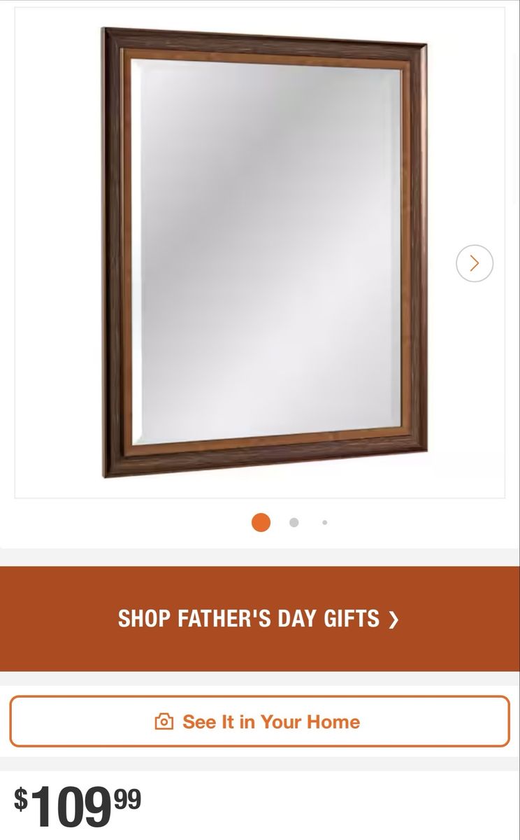 26 in. W x 32 in. H Framed Rectangular Beveled Edge Bathroom Vanity Mirror in Oil rubbed bronze