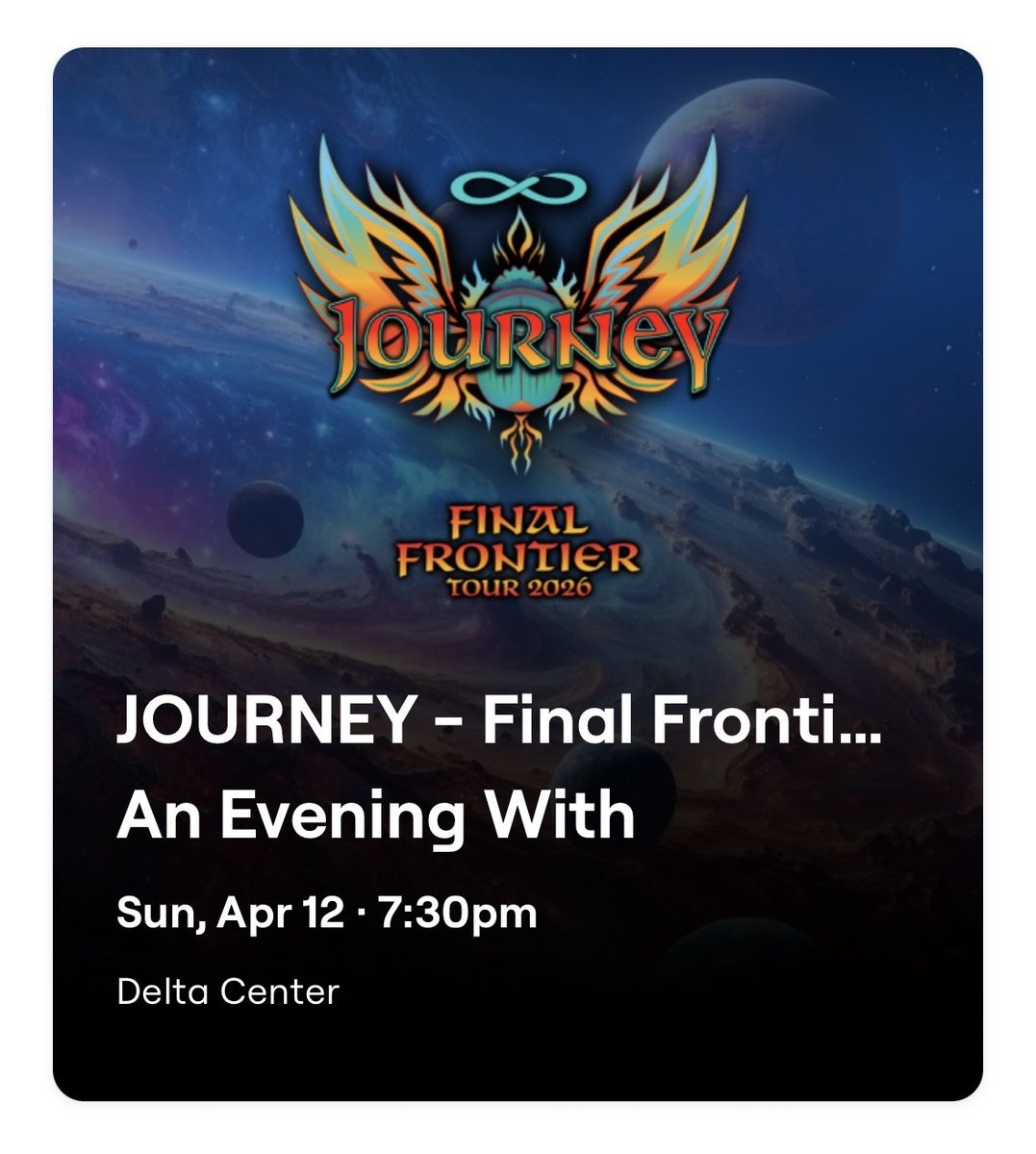 Journey Concert Tickets