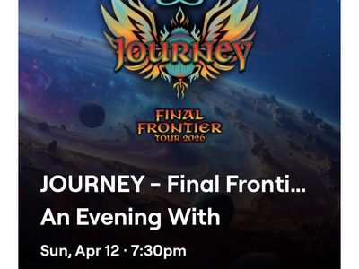 Journey Concert Tickets