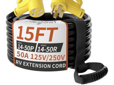 NEW 50 amp RV extension cord 15ft