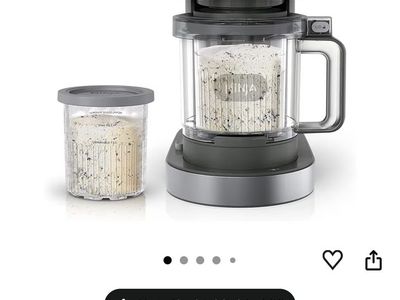 Ninja CREAMi Deluxe Ice Cream Maker + 2 Containers