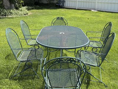 Woodard Wrought Iron Patio Furniture Set