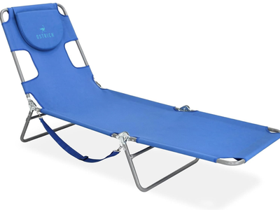 NEW Ostrich the Original Chaise 72 x 22 Inch Lounge Portable Reclining Lounger