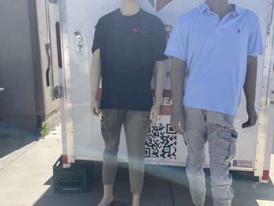 Pair of Male Mannequins - Full Body with Stand - Ideal for Retail Display or Personal Collection