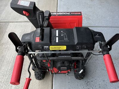 Like new 24'' 212cc Two Stage Self-Propelled Gas Snow Blower w/ Electric Start by Power Smart
