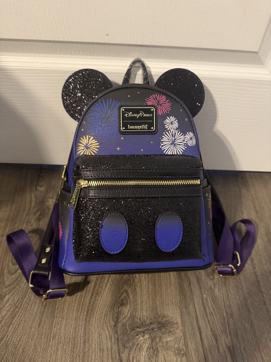 Disney Parks Rare 50th Anniversary Firework Loungefly Backpack