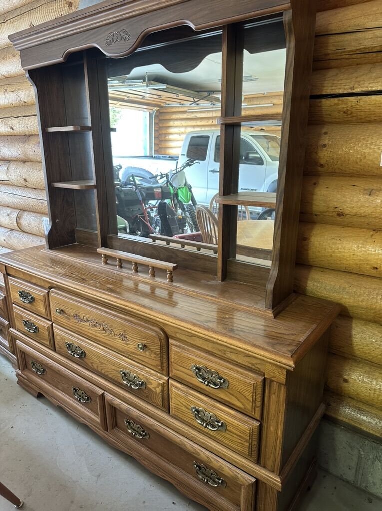 Dresser And Mirror