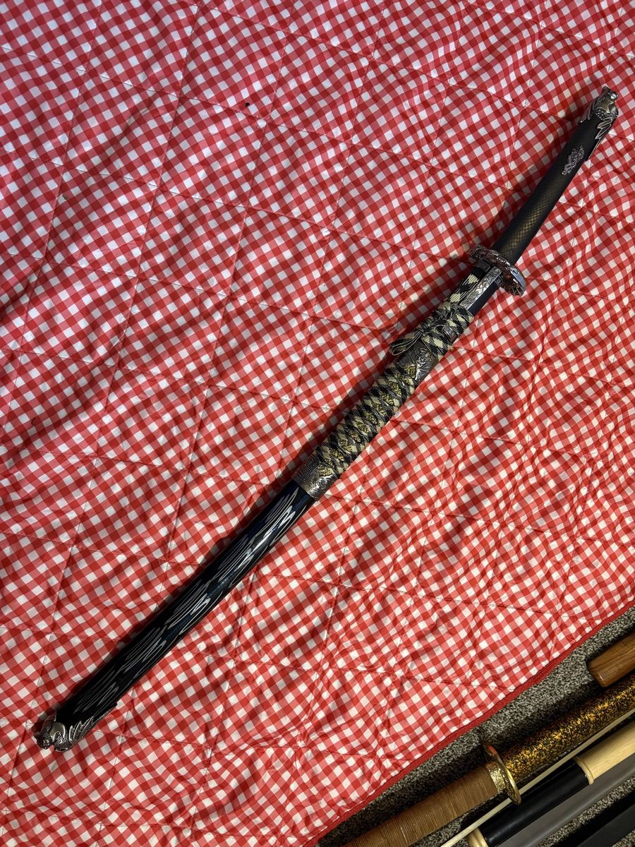 Decorative stainless steel katana sword