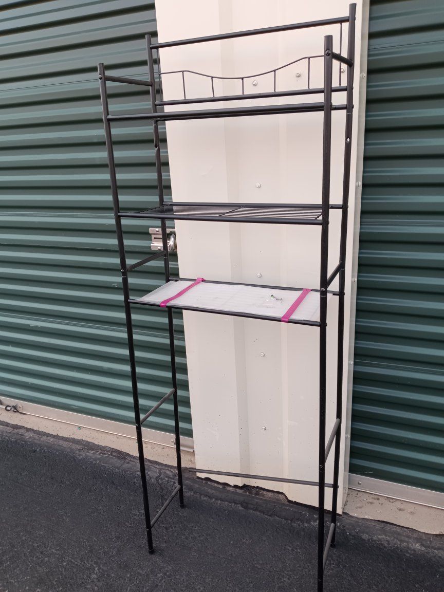Above toilet shelving