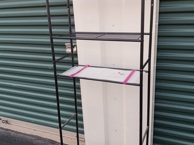 Above toilet shelving