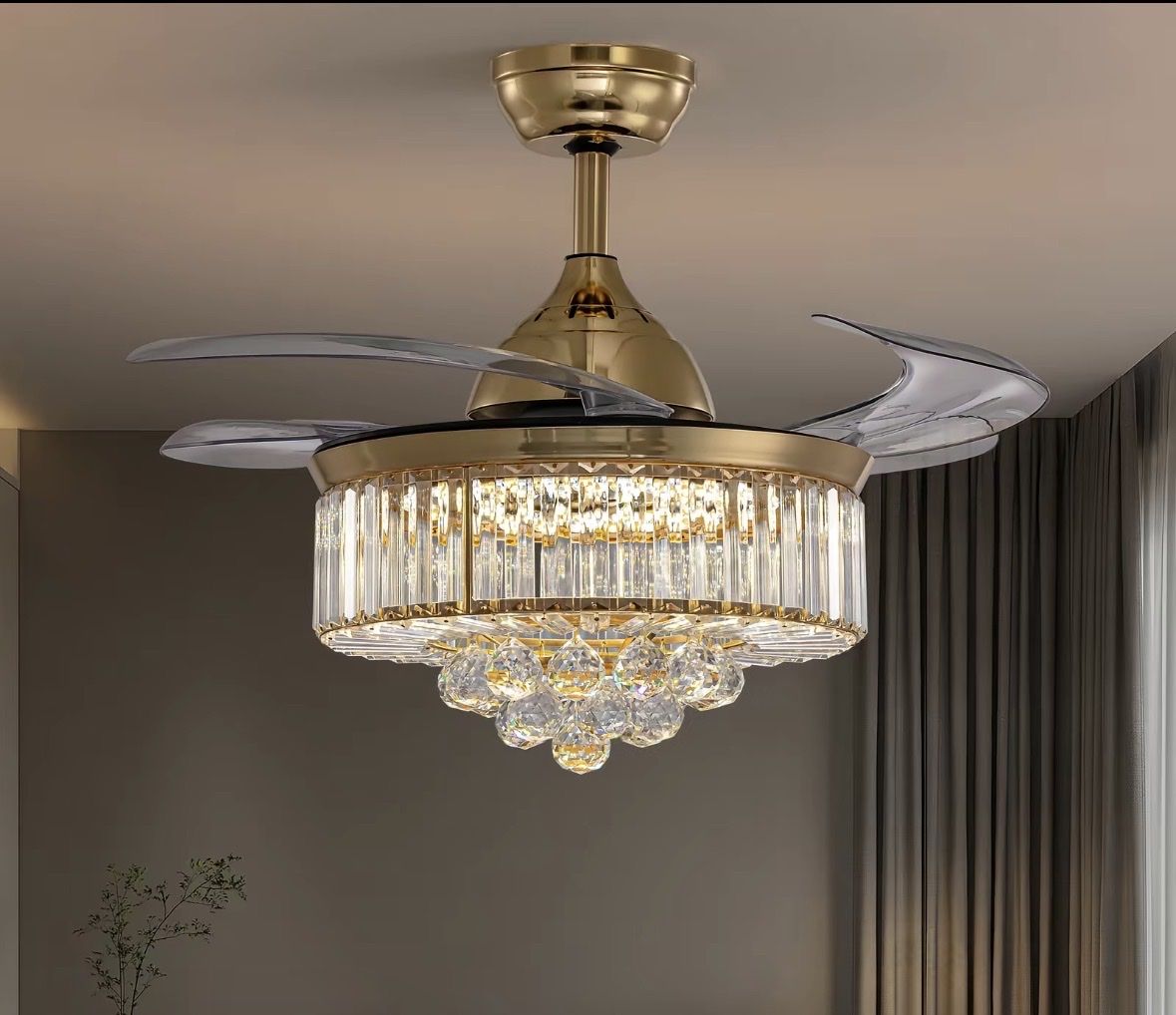 Elegant Chandelier Fan