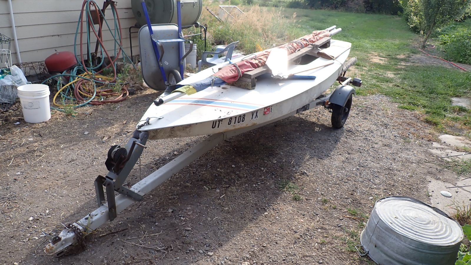 1986 AMF Sunfish Sailboat