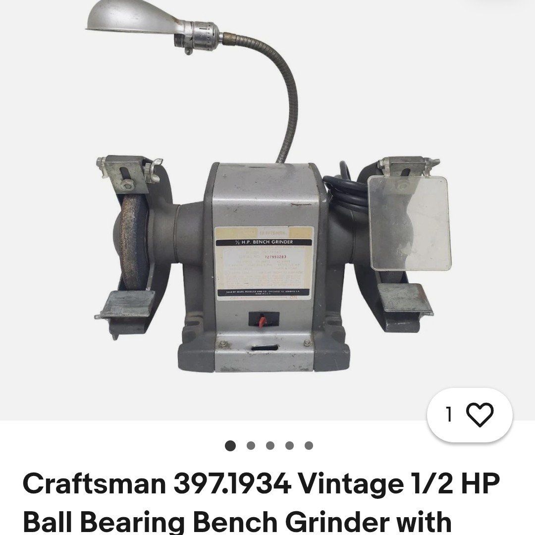 Craftsman 397 Vintage 1/2 HP Ball Bearing