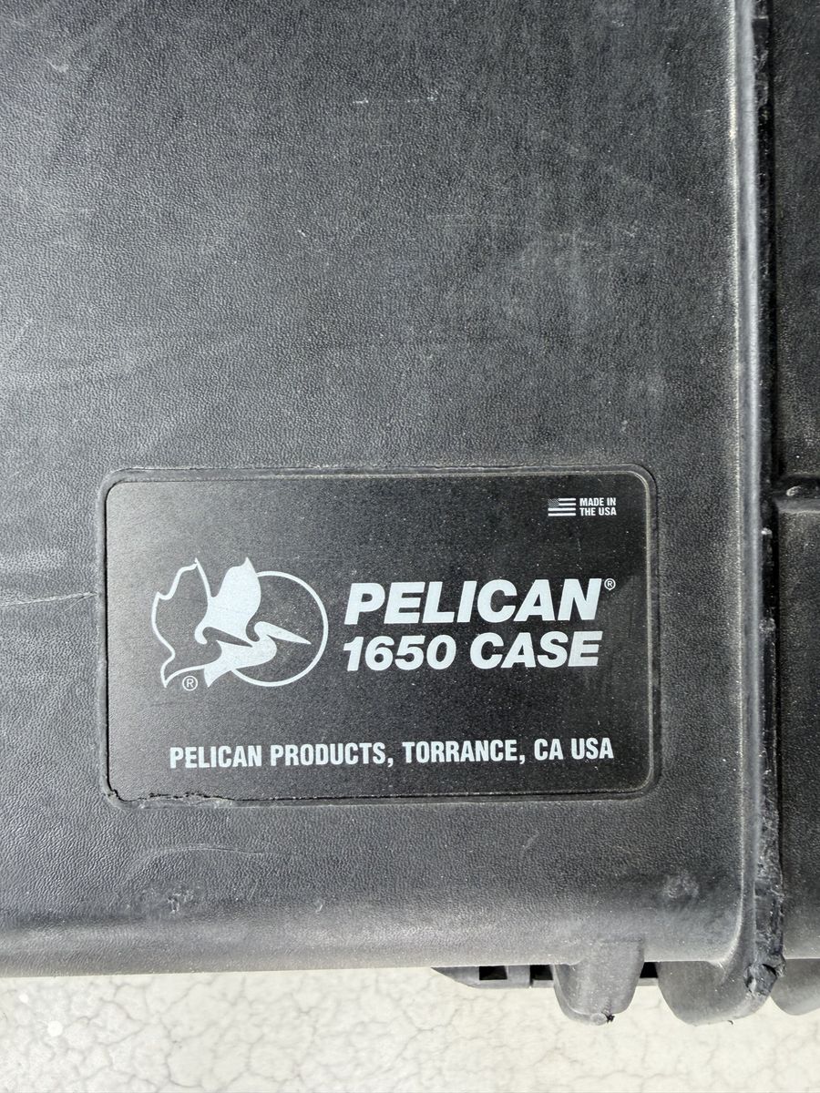 Pelican 1650 Protector Case Hard Transport Heavy Duty