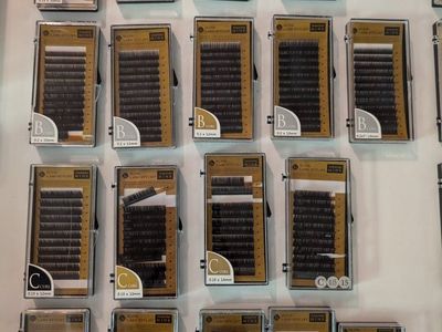 Blink Lash Stylist Mink Eyelash Extensions Trays Lot - B & C Curls