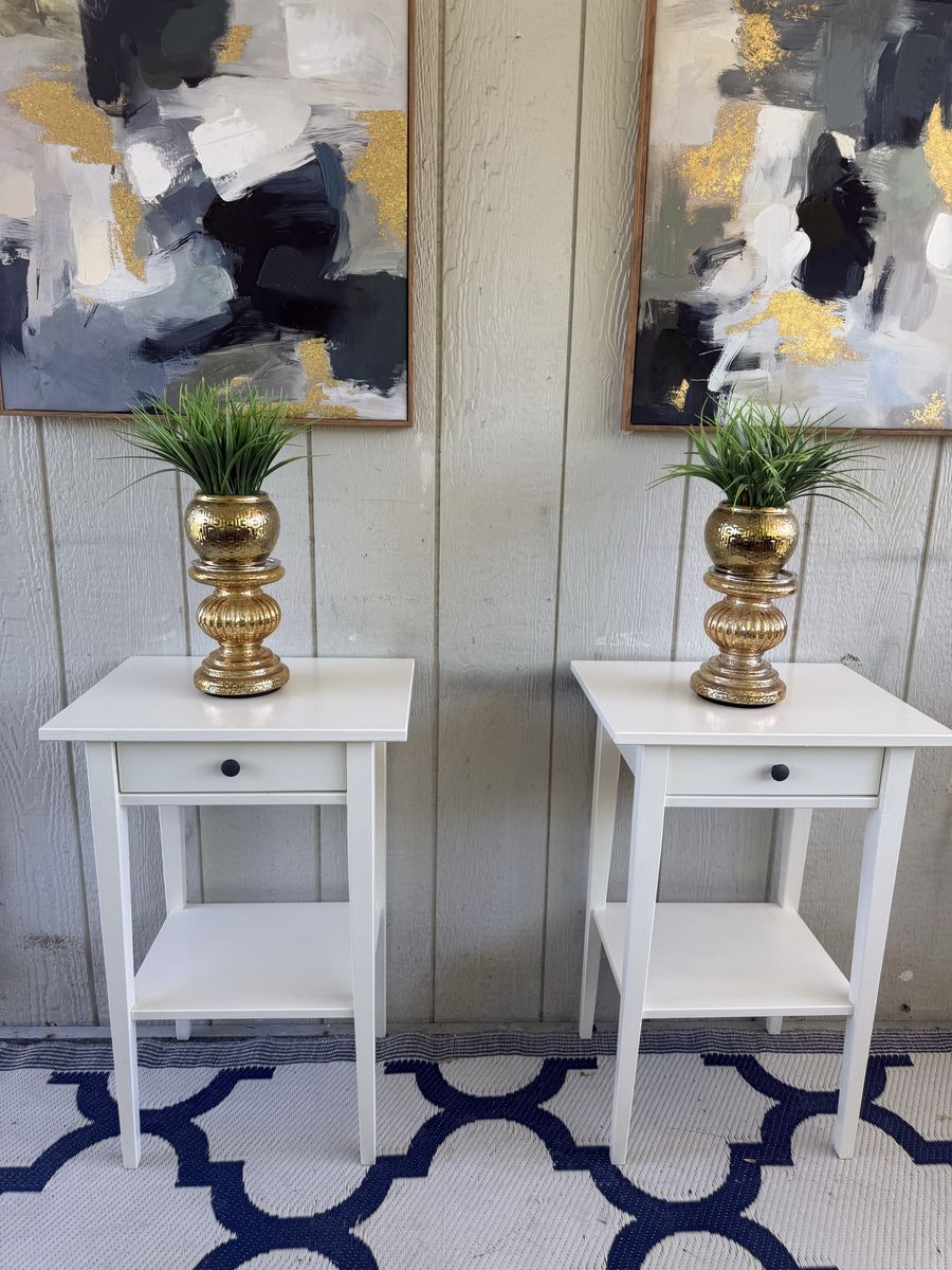 Beautiful set 2 IKEA NIGHTSTANDS