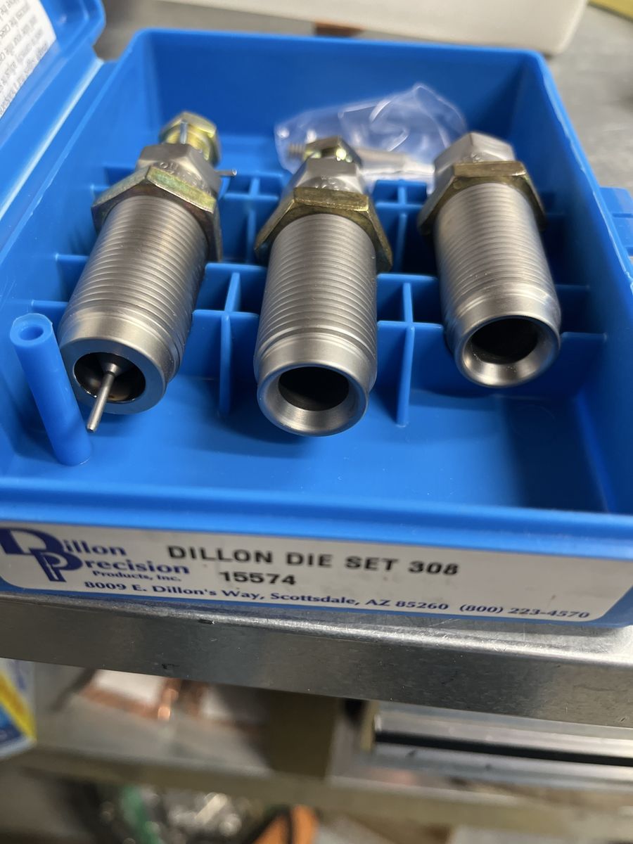 Dillon Precision 308 Die Set 15574 Reloading Dies. New.