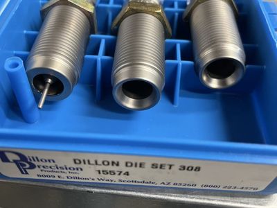 Dillon Precision 308 Die Set 15574 Reloading Dies. New.