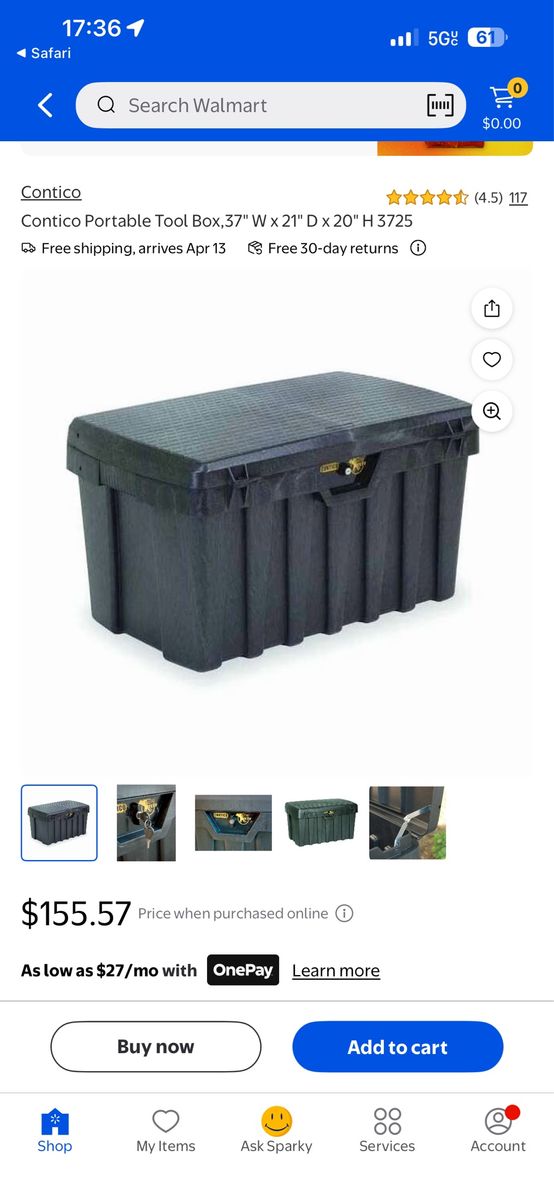 Xtrem Tuff Storage Box With Locking Lid