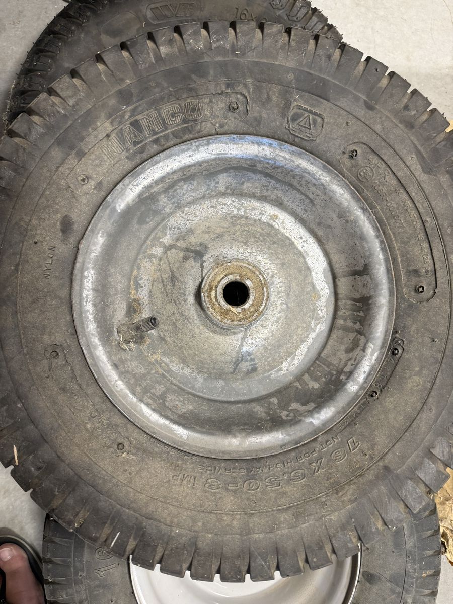 Turf Tread Wheel & Tire 16x6.50-8 NHS for Lawn Mower or Trailer