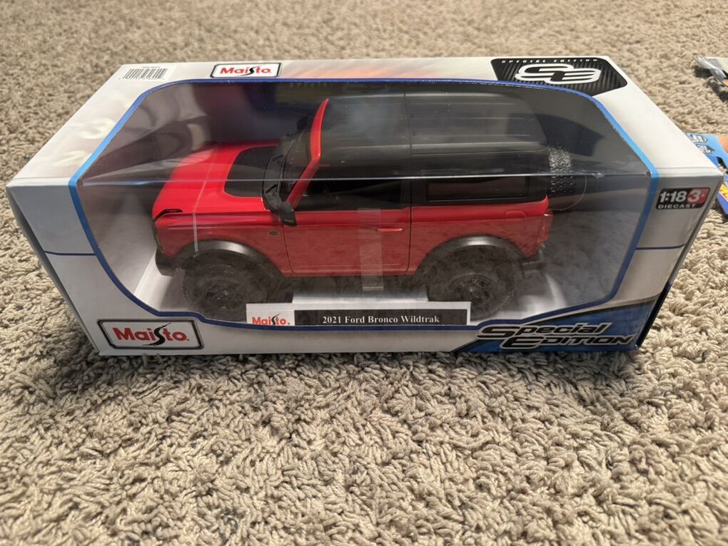 Maisto 1:18 2021 Ford Bronco Wildtrak