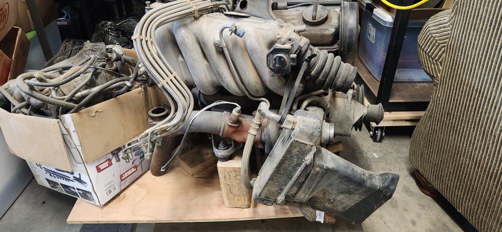 Audi 10c 5-Cylinder Turbo Engine - Complete with Turbocharger and ECU 1989 Audi 200