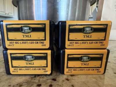 Speer 357 SIG 125 GR TMJ