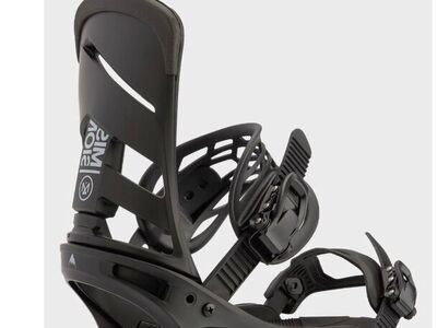 New Burton Mission Snowboard Bindings Black