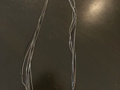 Naecklace Vintage Liquid Silver