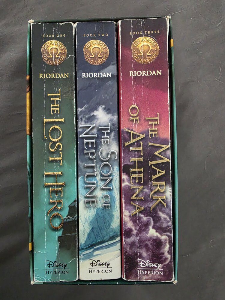 Rick Riordan The Heroes of Olympus Books 1-3 Box Set - Percy Jackson Series