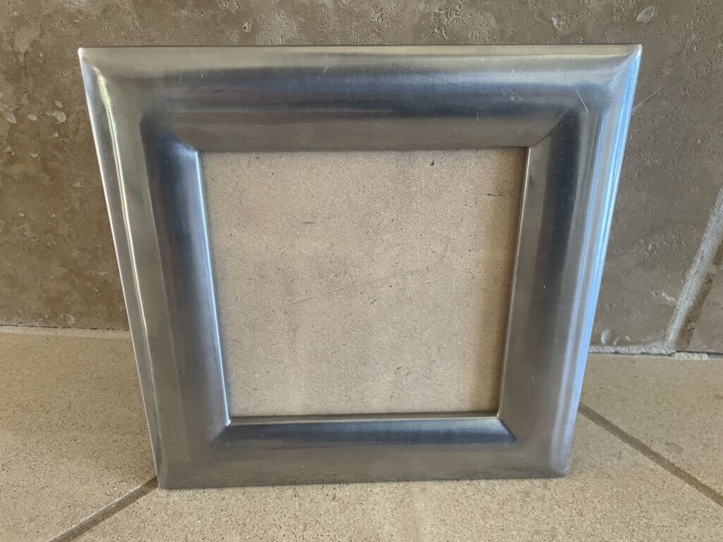 Square Silver Metal Frame No Glass