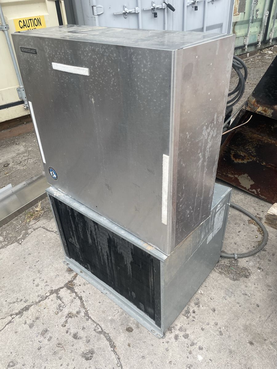 1000 lb remote condenser nugget ice machine with condenser