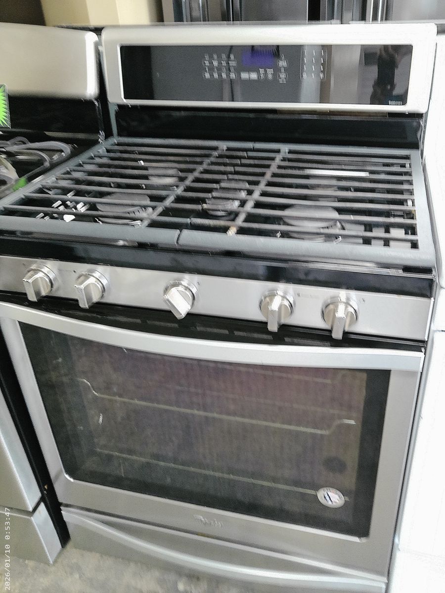 Clean Stainless GAS Stove~90 Day Guarantee~5th Burner