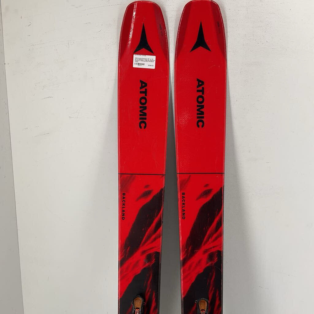 2022 Atomic Backland 107 w/ G3 Ion 12 Bindings w/ Big Sky Mountain Products Climbing Skins
