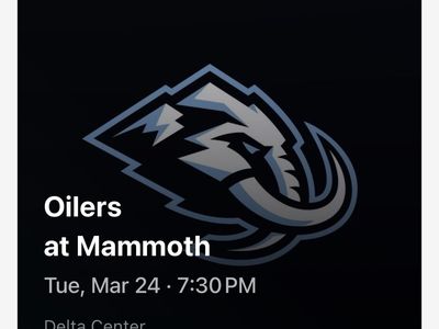 Utah Mammoth vs Oilers