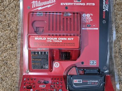 Milwaukee XC5.0 Battery and Charger Kit