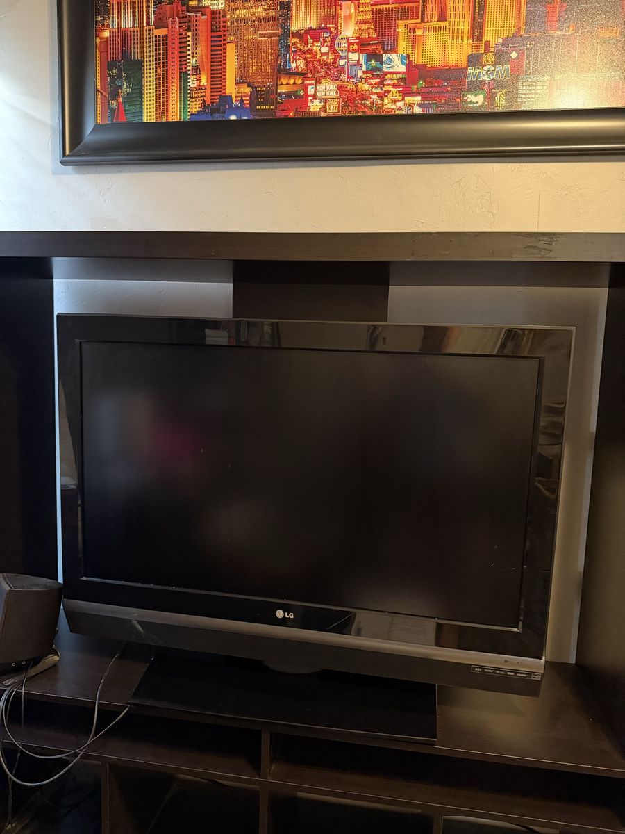 42" LG Flatscreen TV with Remote & Stand - Works Great!