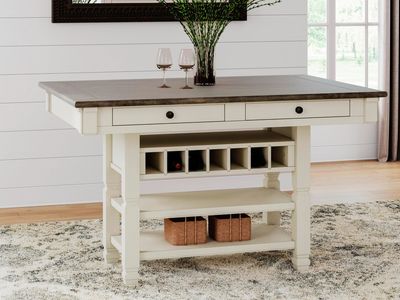 Used Bolanburg Counter Height Dining Table with Drawers (Ashley Furniture)